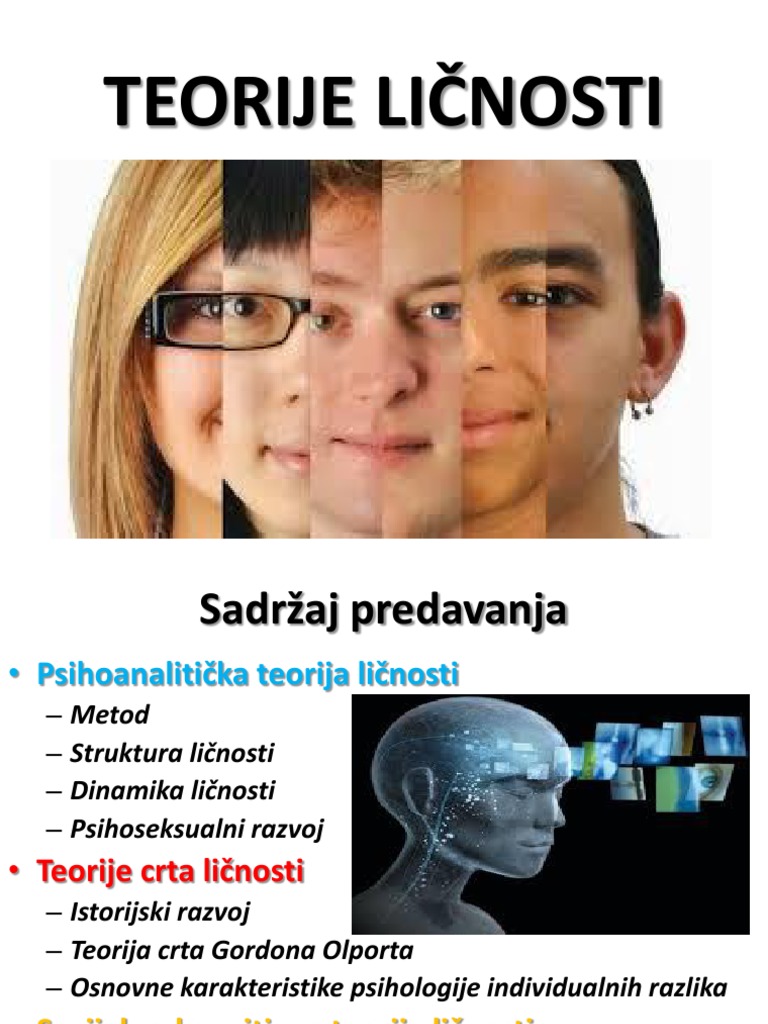10.teorije Licnosti PDF | PDF