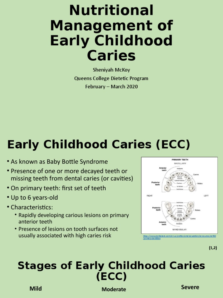 Early Childhood Caries | PDF | Human Tooth | Nutrition
