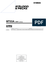 Catalogo de peças MT03A - 2017