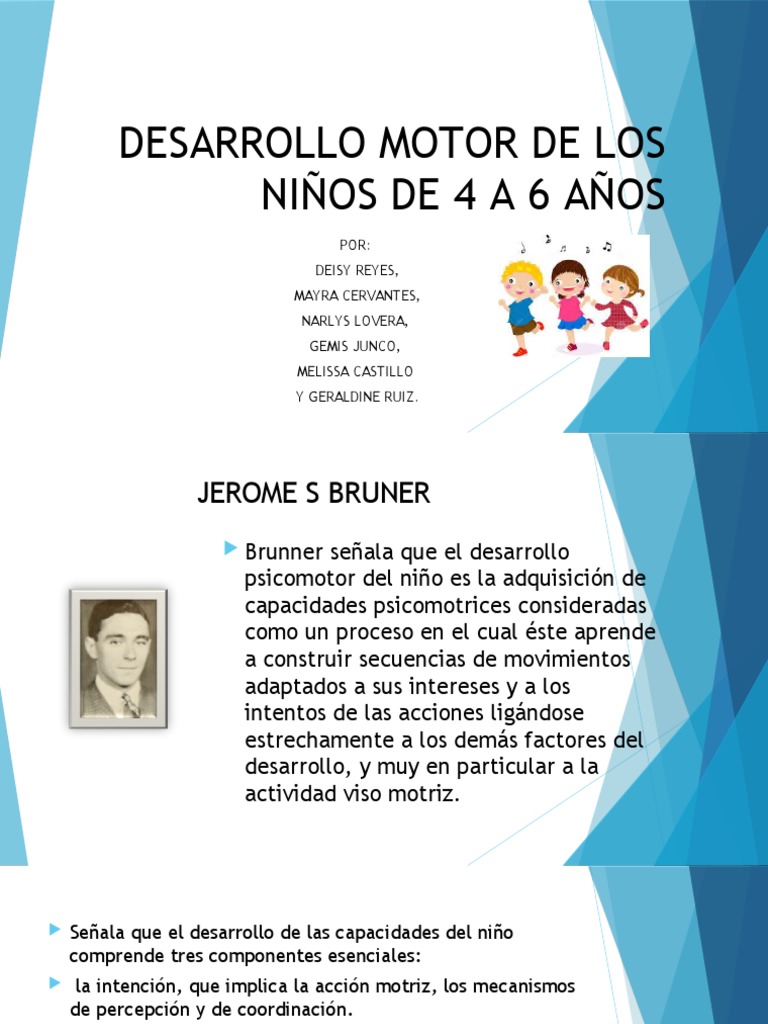 Desarrollo motor en niños de 4 a 6 años | PDF | Educación de la primera ...