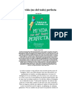 Mi Vida No Del Todo Perfecta - Sophie Kinsella PDF