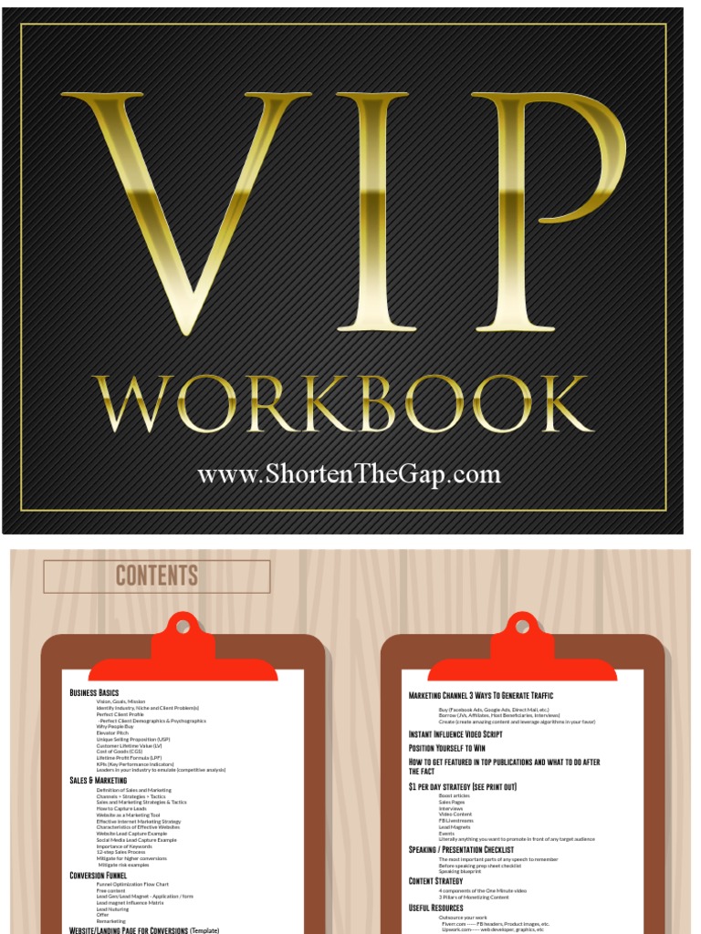 STG VIP Binder PDF PDF | PDF | Performance Indicator | Sales