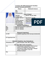 FORMULIR CALON FORMATUR Annura