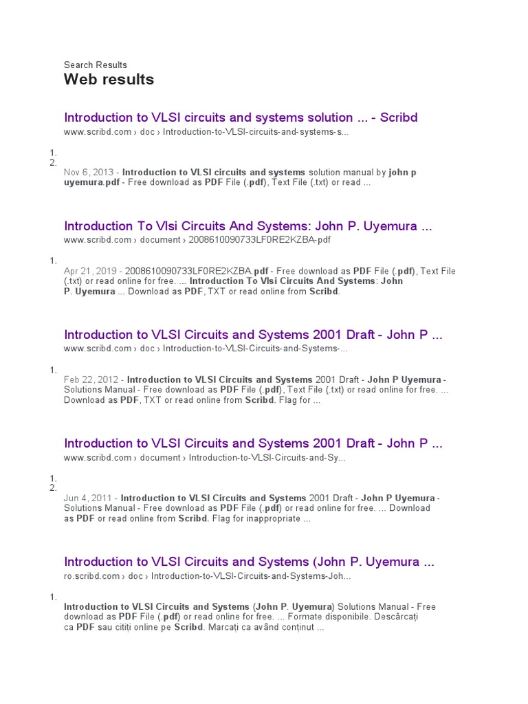 VLSI Design Books PDF Scribd Integrated Circuit