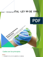 LEY AMBIENTAL –LEY 99 DE 1993.pptx