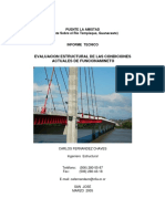 Informe Tecnico de Evaluacion Puente La Amistad PDF