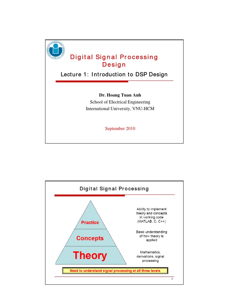 Digital Signal Processing Digital Signal Processing Design Design | PDF ...