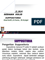 Sediaan Suppositoria 4,5