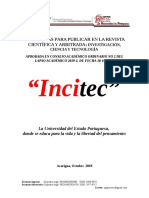 Normativa de La Revista INCITEC 30-10-2019 PDF
