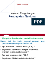 PDB dan Komponen Pendapatan Nasional