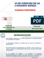 4. Presentación taquicardia inestable. Dra. Lucía Inca