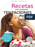 72 Recetas Tentaciones Irresistibles