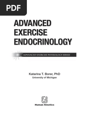 Borer 2013 Advanced Exercise Endocrinology Pdf Hormone Autonomic Nervous System 
