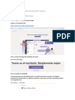 Manual de Instalación de Microsoft Teams