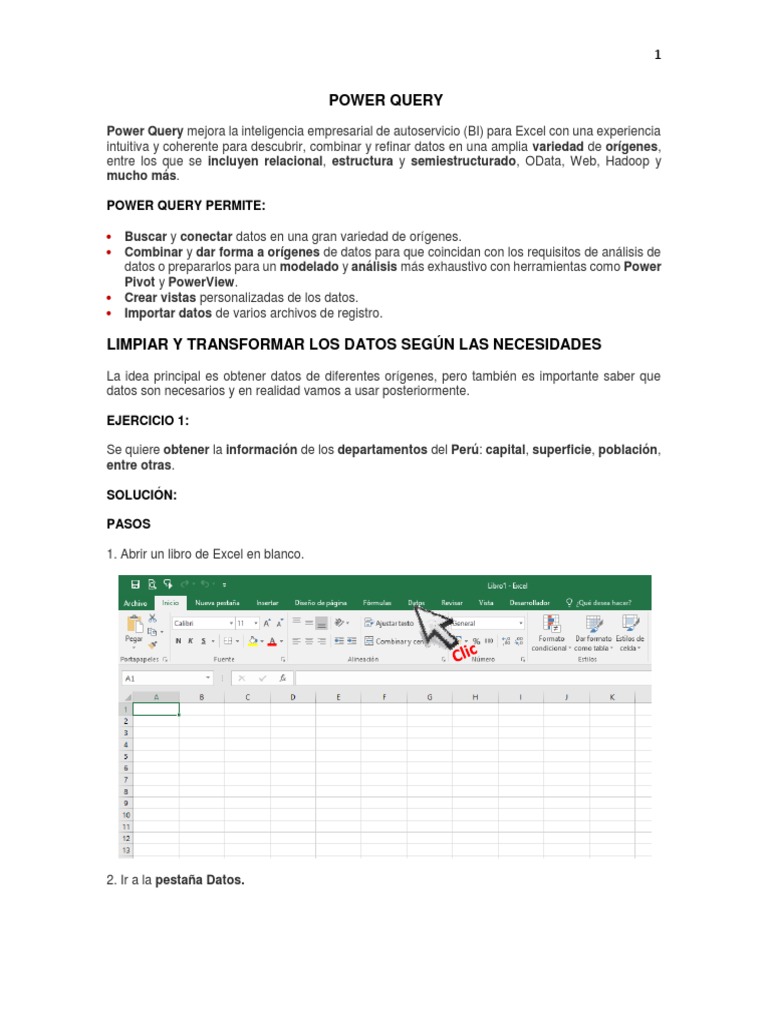 Guía Completa de Power Query en Excel | PDF | Microsoft Excel | Informática