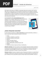 Dieta Baja en FODMAP Listado de Alimentos PDF