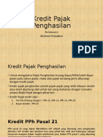 Pertemuan 6 - Kredit Pajak Penghasilan