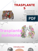 Trasplante Pulmonar