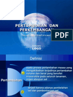 Pertumbuhan Dan Perkembangan