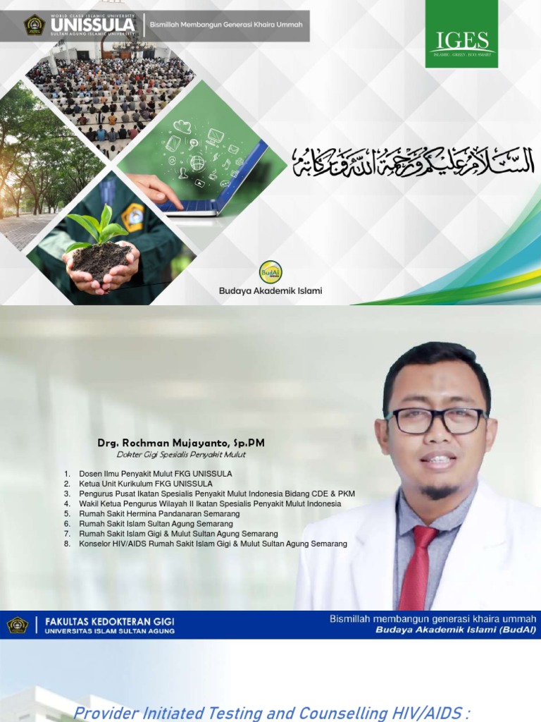 Materi Seminar Manifestasi Rongga Mulut HIV AIDS PDF | PDF