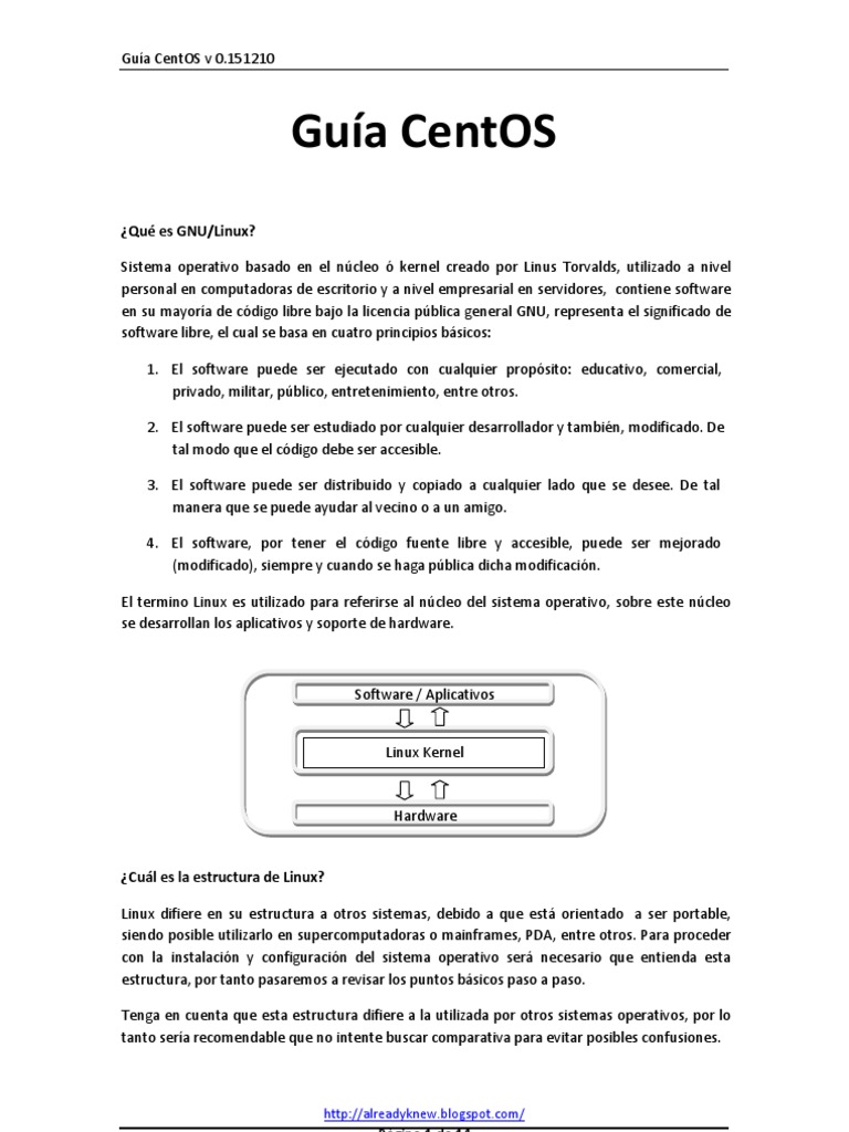 01 CentOS - Introducción e Instalación | PDF | Distribución de Linux ...