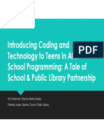 Introducing Coding and Technology