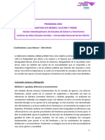 Programa 2020 - DIPLOMATURA GÉNERO - CULTURA Y PODER - IDAES-UNSAM-Final