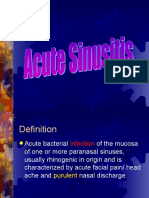 11 Acute Sinusitis