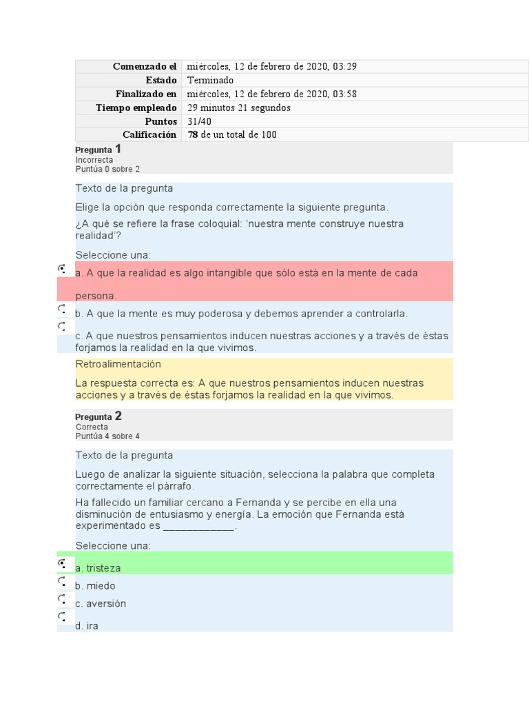 Examen de Desarrollo Humano: Preguntas Clave | PDF | Inteligencia ...