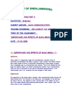 Assignment Mass Media PDF