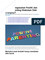 Apa Itu Pengasuhan Positif