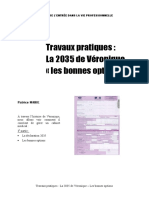 Travaux Pratiques - La 2035 de Véronique Les Bonnes Options PDF