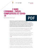 L'épidémie Dans L'épidémie: Thèses Complotistes Et Covid-19