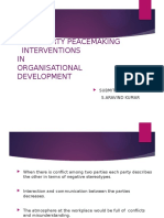Third Party Peacemaking Interventions