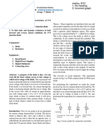 I-V Characteristics of Diode and Zener Diode