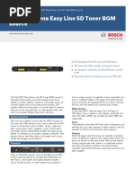 BOSCH Public Address Data Sheet.