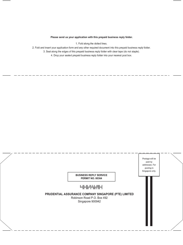 Prudential Business Reply Envelope PDF PDF