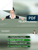 Telephoning Lesson 2