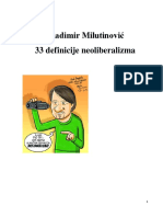 Vladimir Milutinovic 33 Definicije Neoliberalizma Open2