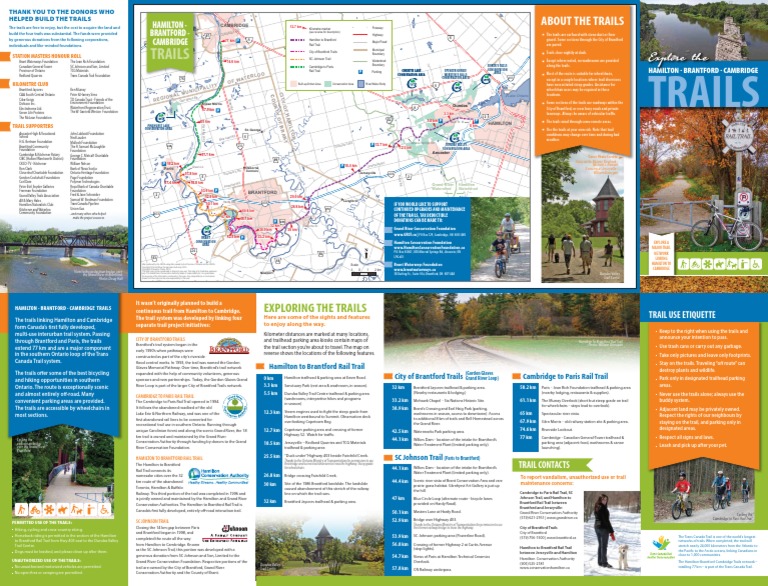 Trails Brochure HBC PDF | PDF | Trail | Streets And Roads