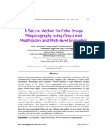 A Secure Method For Color Image Steganog PDF