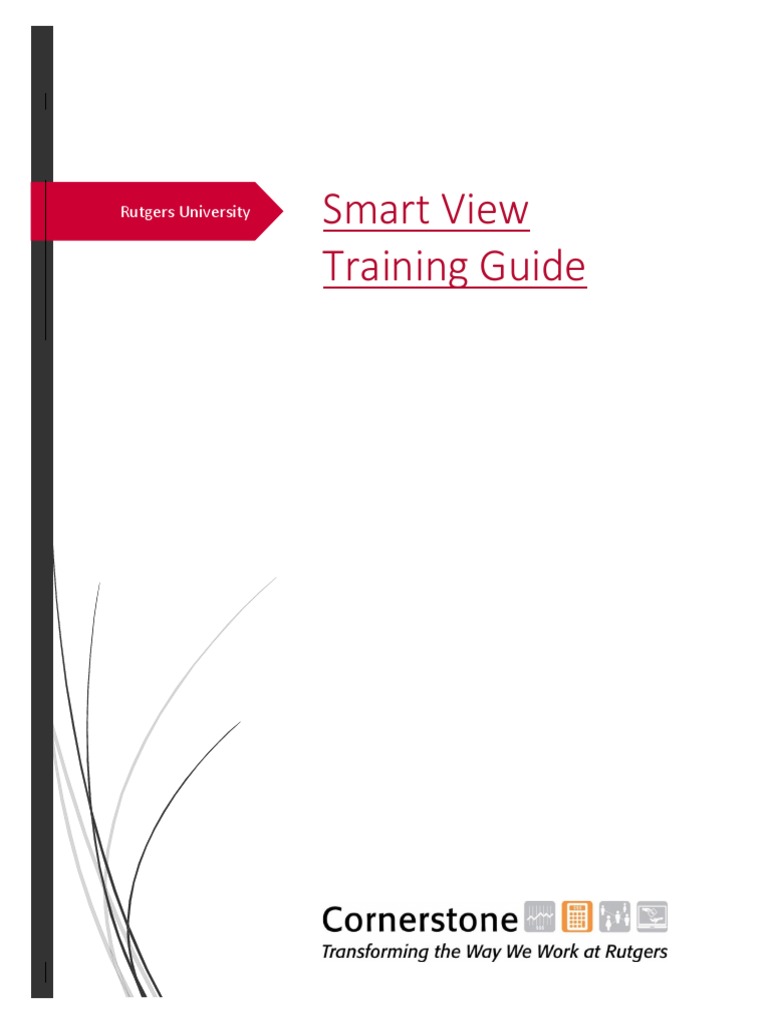 Smart View Excel Training Guide | PDF | Microsoft Excel | Computer Data