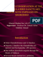 Proposal - WATERBIRD CONSERVATION AT THE KUALA GULA BIRD SANCTUARY, PERAK WITH EMPHASIS ON SHOREBIRD 