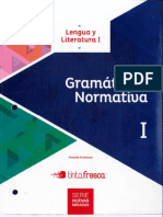 Lengua y Literatura Gramatica y Normativa I