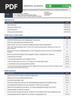 Sprint Planning Meeting Agenda