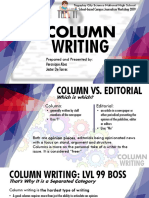 Column Writing PDF