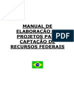 Manual de Elaboração de Projetos para Captação de Recursos Federais PDF