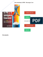 Tiempo, la pnl y la inteligencia emocional, el PDF - Descargar, Leer DESCARGAR LEER ENGLISH VERSION DOWNLOAD READ. Descripción.pdf