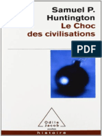 Le Choc DES Civilisations Par Huntington Samuel