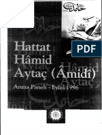 Hattat Hamid Ayta Anma Paneli 1996 PDF